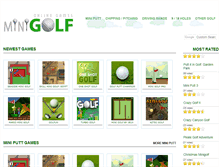 Tablet Screenshot of minigolfonlinegames.com